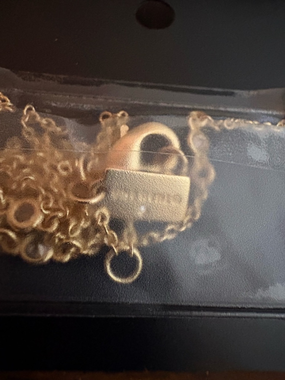 Coach Gold Heart Charm Necklace - Gold - Picture 5 of 6